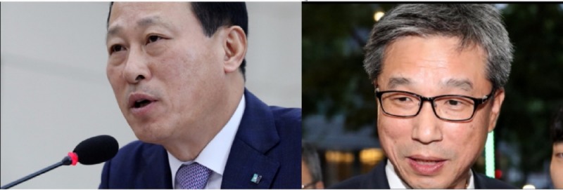 (좌)김도진 IBK기업은행장. (우)허인 국민은행장 내정자