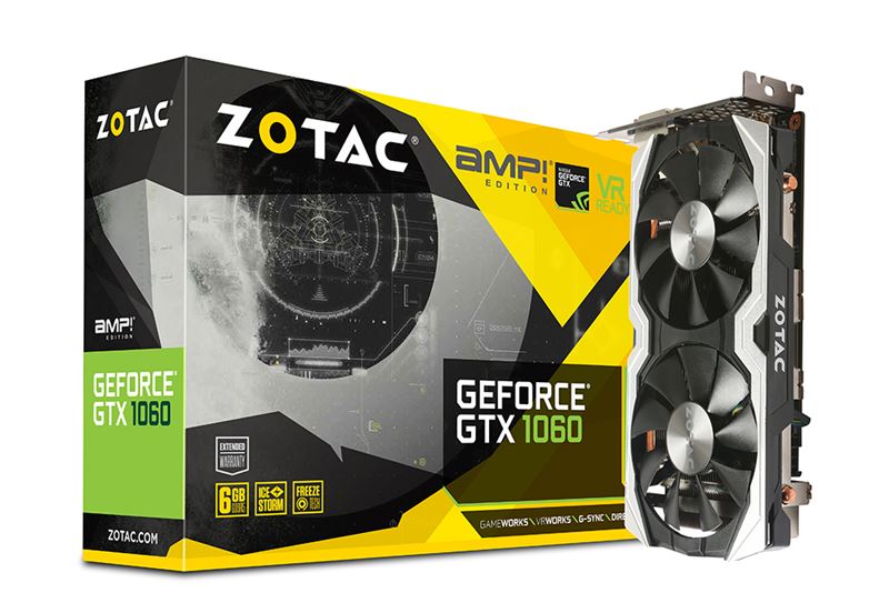 엔비디아 지포스 GTX 1060은 '배틀그라운드'를 즐기기 무난한 그래픽카드다.