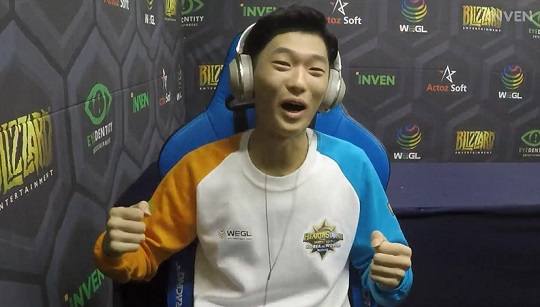 '가주앗' 홍석범. (사진=WEGL 중계 캡처)