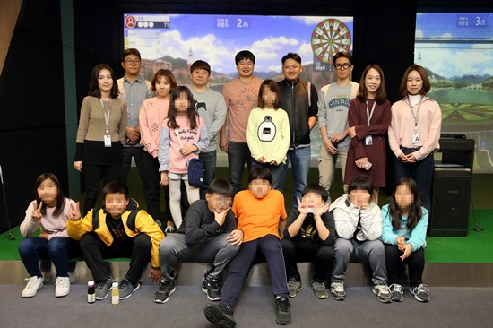 골프존뉴딘그룹, VR스포츠체험 지원 자원봉사