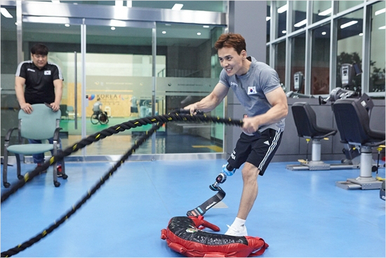 오늘도 장애인 국가대표의 땀은 묵묵히 흐른다