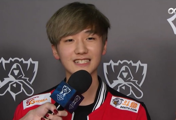 SK텔레콤 T1의 정글러 '피넛' 한왕호(사진=OGN 생중계 화면 캡처).