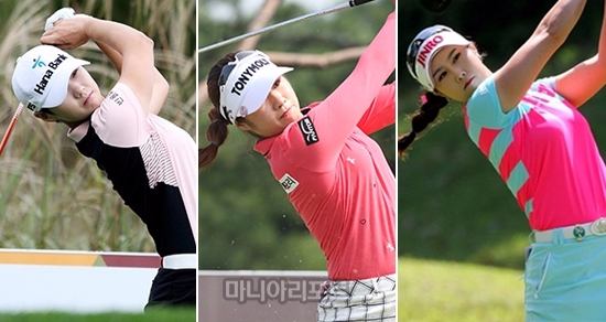 박성현, 이정은6, 김하늘. 사진=마니아리포트 DB
