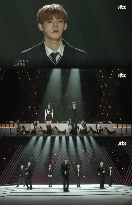 (사진='믹스나인' 방송화면)