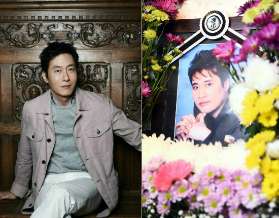 지난 30일 잇따라 세상을 떠난 배우 김주혁(왼쪽)과 가수 도민호(사진=자료사진·사진공동취재단)