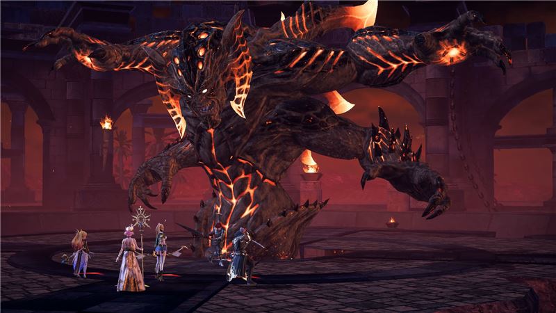 토벌전 보스 '로드웰'의 모습.