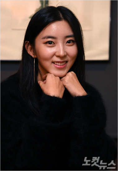 지난달 31일 인터뷰 전에 사진을 촬영한 영화 '내게 남은 사랑을'의 배우 권소현. (사진=박종민 기자/자료사진)