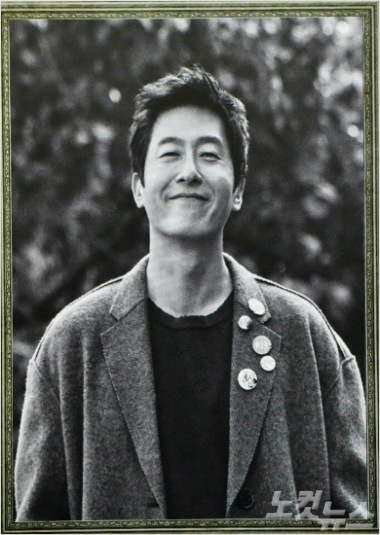 故 김주혁의 영정 사진 (사진=공동취재단)
