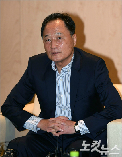 자진 사퇴한 김호곤 대한축구협회 기술위원장 겸 부회장. (이한형 기자)