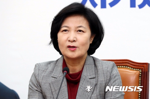 추미애 더불어민주당 대표(사진=뉴시스)