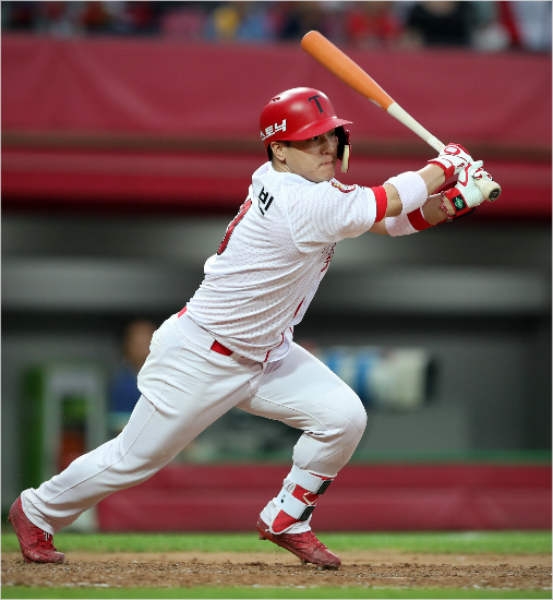 7일 오른 발목 수술 뒤 3~4개월 재활에 들어가는 KIA 유격수 김선빈.(사진=KIA)