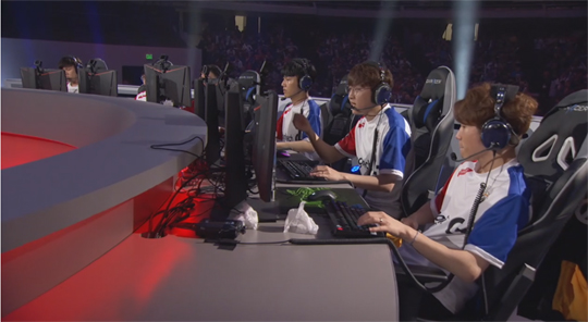 한국이 미국을 꺾고 오버워치 월드컵 4강에 올랐다.(사진=오버워치 월드컵 중계 캡처)