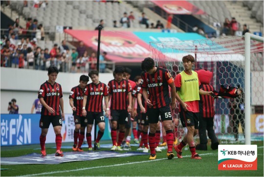 ACL 출전이 어려워진 FC서울. (사진=한국프로축구연맹 제공)