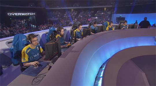 2년 연속 4강에 머무르게 된 스웨덴.(사진=오버워치 월드컵 중계 캡처)