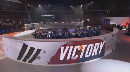 2년 연속 결승에 오른 한국대표팀.(사진=오버워치 월드컵 중계 캡처)