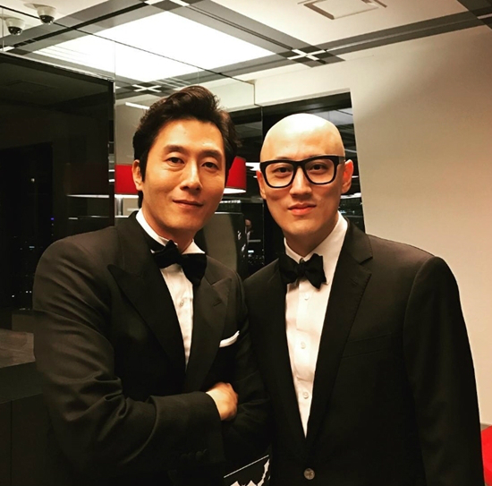 배우 故 김주혁과 박서원 빅앤트인터내셔널 대표 (사진=박서원 인스타그램)