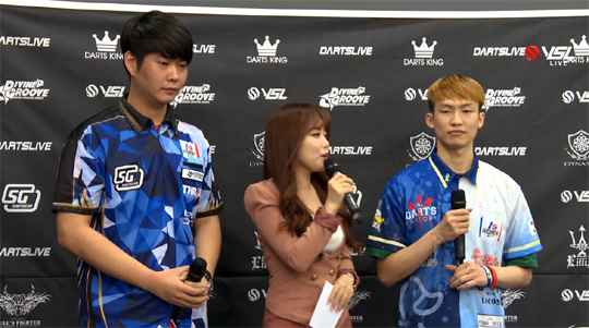 스테이지3 본선에 오른 김태훈(왼쪽)과 정성화.(사진=VSL 중계 캡처)