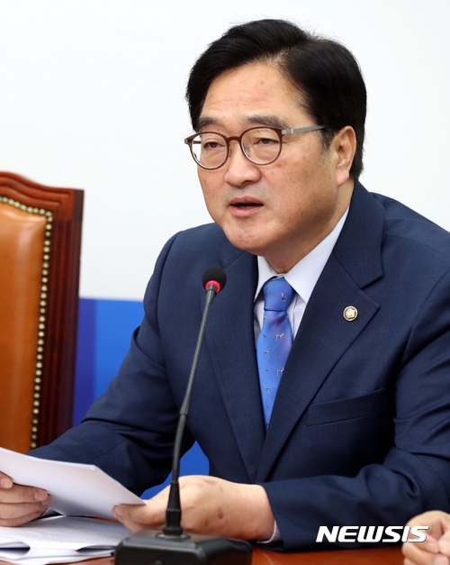 우원식 더불어민주당 원내대표(사진=뉴시스)