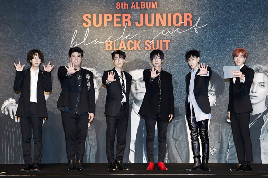 슈퍼주니어. (왼쪽부터) 희철, 신동, 동해, 예성, 은혁, 이특(사진=SJ레이블 제공)