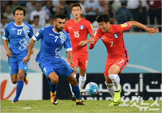 한국 축구의 키를 쥔 손흥민. (박종민 기자)