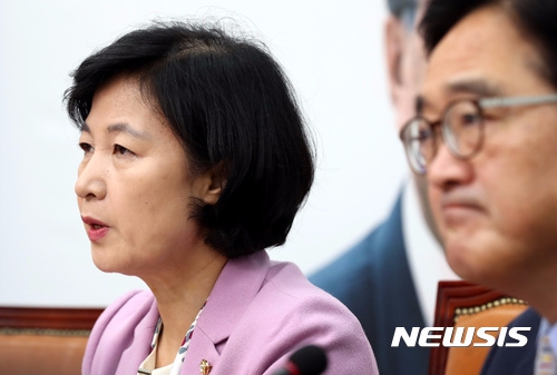 추미애 더불어민주당 대표(사진=뉴시스)