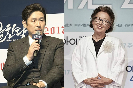 배우 설경구와 나문희. (사진=CJ엔터테인먼트, 롯데엔터테인먼트 제공)