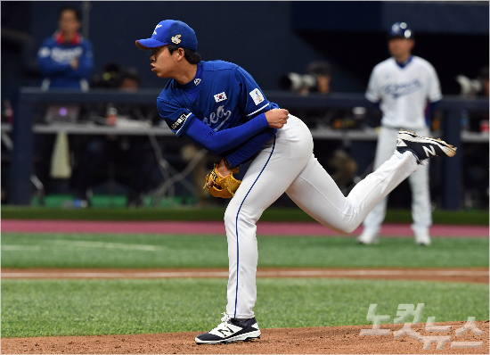 아시아 프로야구 챔피언십 야구 국가대표팀의 투수 임기영 (사진=노컷뉴스 황진환 기자)