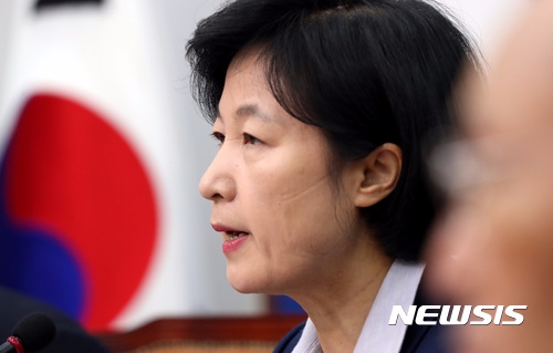 추미애 더불어민주당 대표(사진=뉴시스)