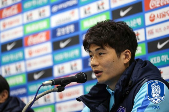 축구대표팀 주장 기성용 역시 콜롬비아전 승리는 최근 부진했던 대표팀이 반등할 기회라고 평가하면서도 그 이상의 특별한 의미는 부여하지 않아야 한다고 주문했다.(사진=대한축구협회 제공)