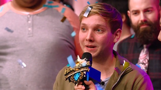 'Hoej' 프레드릭 호른 닐슨. (사진=하스스톤 스프링 챔피언십 2017 중계 캡처)
