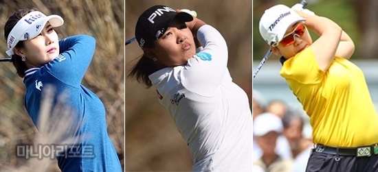 김하늘, 스즈키 아이, 신지애. 사진=마니아리포트 DB, JLPGA