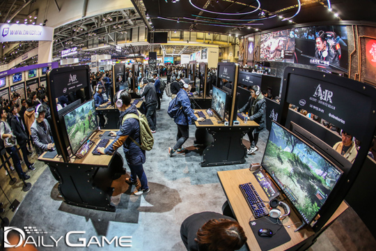 '에어' 시연존 내부 모습.