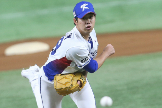 한국 야구대표팀의 선발 투수 임기영. (사진=KBO 제공)