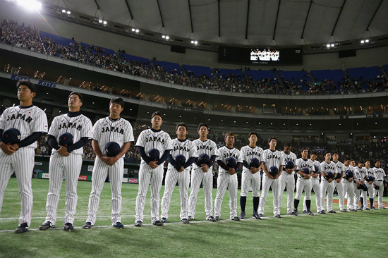 일본 야구대표팀. (사진=APBC2017 공식 홈페이지 캡처)