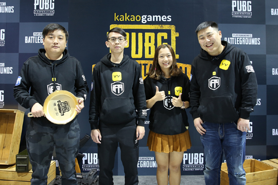 중국 iFTY, 배틀그라운드 아시아 인비테이셔널 스쿼드 우승