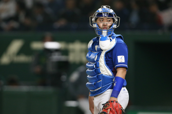 한국 야구대표팀의 안방마님 한승택. (사진=KBO 제공)
