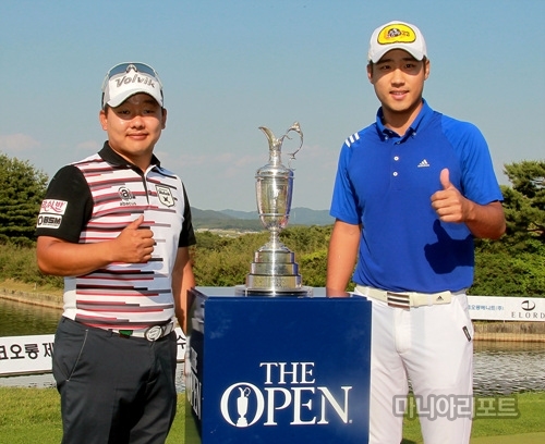 올해 한국오픈 연장 접전 끝에 준우승을 차지해 디오픈에 나섰던 김기환(왼쪽)과 우승을 차지해 디오픈에 출전한 장이근(오른쪽). 사진=마니아리포트DB
