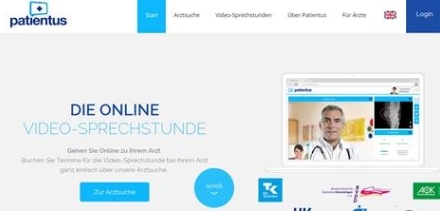 원격 의료 상담 시범 채널 Patientus                자료: www.patientus.de