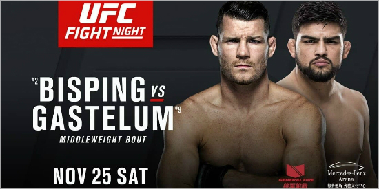 UFC 비스핑, 가스텔럼에 1R KO패…"늙었나 보다"