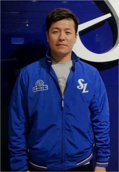 14년을 뛴 롯데를 떠나 삼성에 새 둥지를 튼 강민호.(사진=삼성)