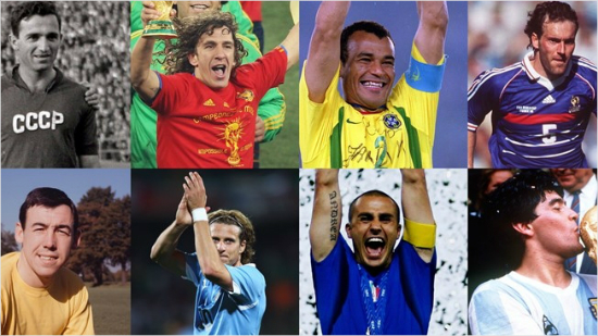 2018년 러시아 월드컵 조추첨에 참가하는 8인의 레전드. (사진=FIFA 홈페이지)