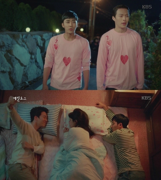 장기용은 극중에서 연적으로 나온 손호준과 연기 호흡을 맞추게 되어 설렜다고 밝혔다. (사진='고백부부' 캡처)