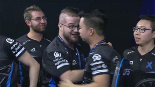 디펜딩 챔피언 SV를 꺾은 STDX.(사진=CFS 중계 캡처)