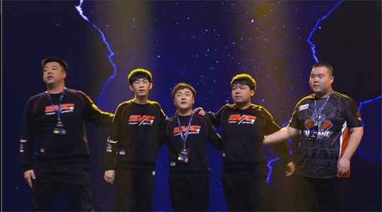 8강 진출에 성공한 슈퍼 발리언트 게이밍.(사진=CFS 중계 캡처)