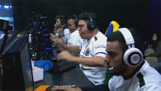 아쉽게 탈락한 블랙 드래곤즈.(사진=CFS 중계 캡처)