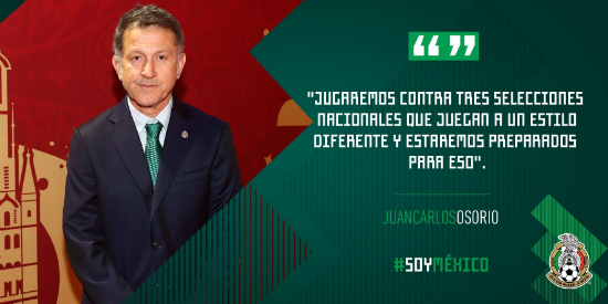 멕시코 축구대표팀을 이끄는 후안 카를로스 오소리오 감독. (사진=멕시코축구협회 트위터 캡처)