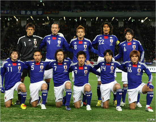 일본 축구대표팀. (사진=일본축구협회 페이스북)