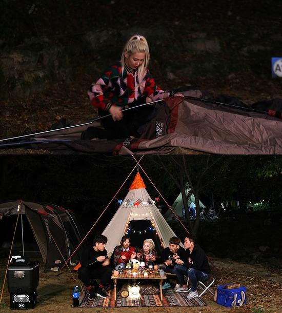 소녀시대 효연이 SBS 관찰예능 '살짝 미쳐도 좋아'에서 감성캠핑에 푹 빠진 일상을 공개한다. (사진=SBS 제공)
