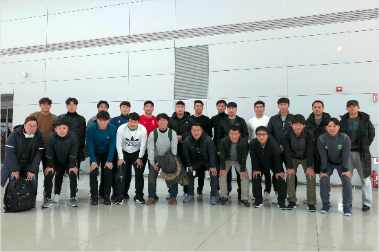 독일과 영국으로 연수를 떠난 K리그 유소년 지도자 및 담당자. (사진=한국프로축구연맹 제공)