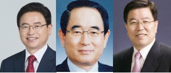 사진=왼쪽부터 한국당 이철우, 박명재, 김광림 의원